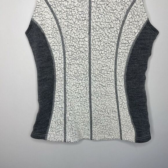 KUHL Kozet Vest Womens Small Ivory Gray Full Zip Wool Blend Sherpa Outdoor - Picture 11 of 15